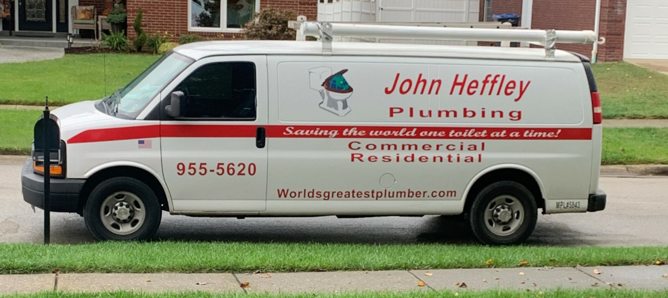 John Heffley Plumbing Van